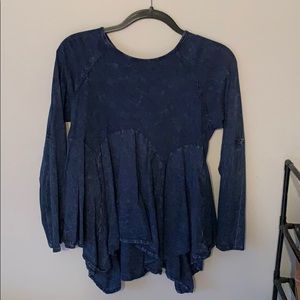 navy blue blouse